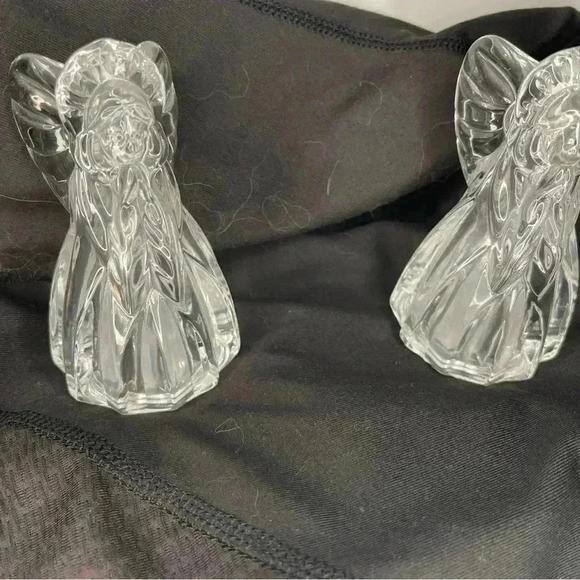 Vintage Pair of Gorham Crystal Angel Salt & Pepper Shakers Germany for Christmas - Picture 3 of 7